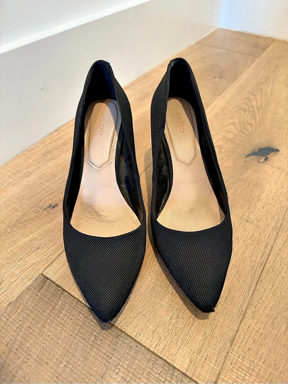 ALDO Black Pointed-Toe Heels